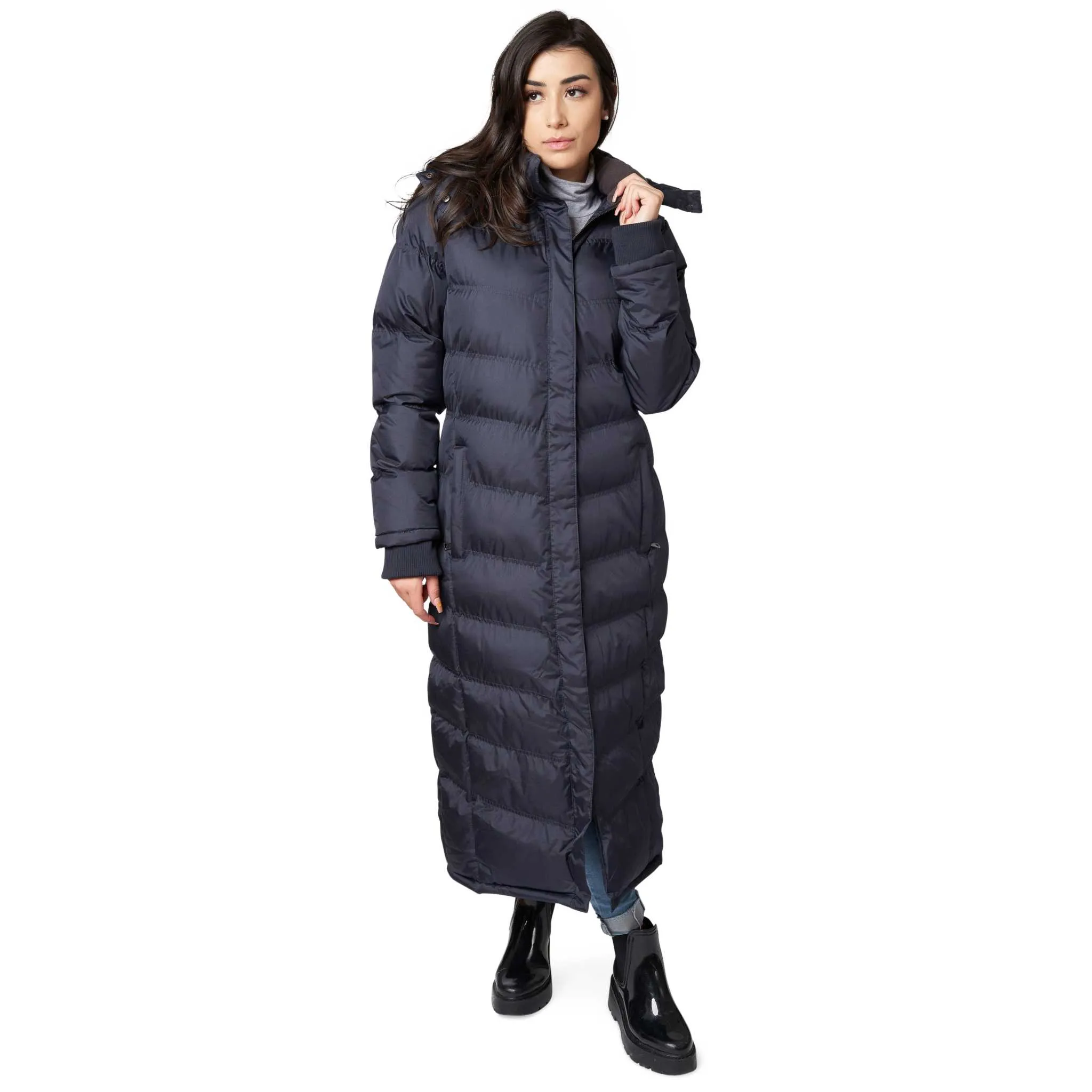 u2wear Women Full Length Puffer Coat - Warm, Stylish, and Durable