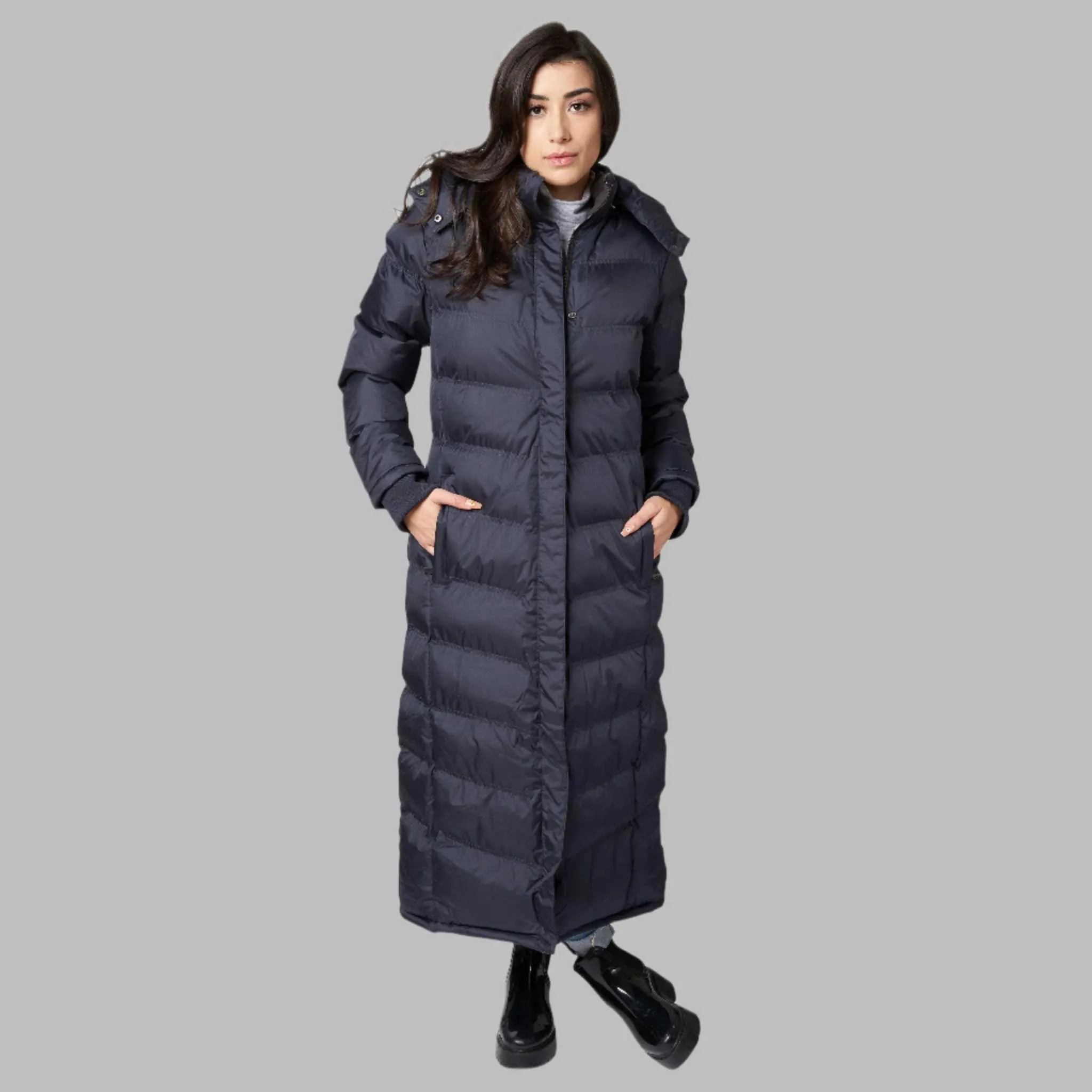 u2wear Women Full Length Puffer Coat - Warm, Stylish, and Durable