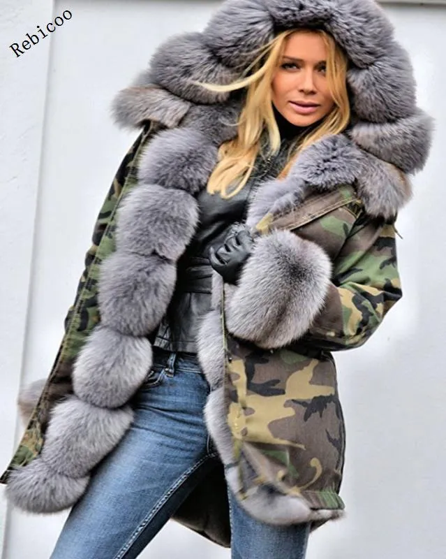 Women's Long Sleeves Faux Coat Winter Jacket