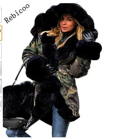Women's Long Sleeves Faux Coat Winter Jacket