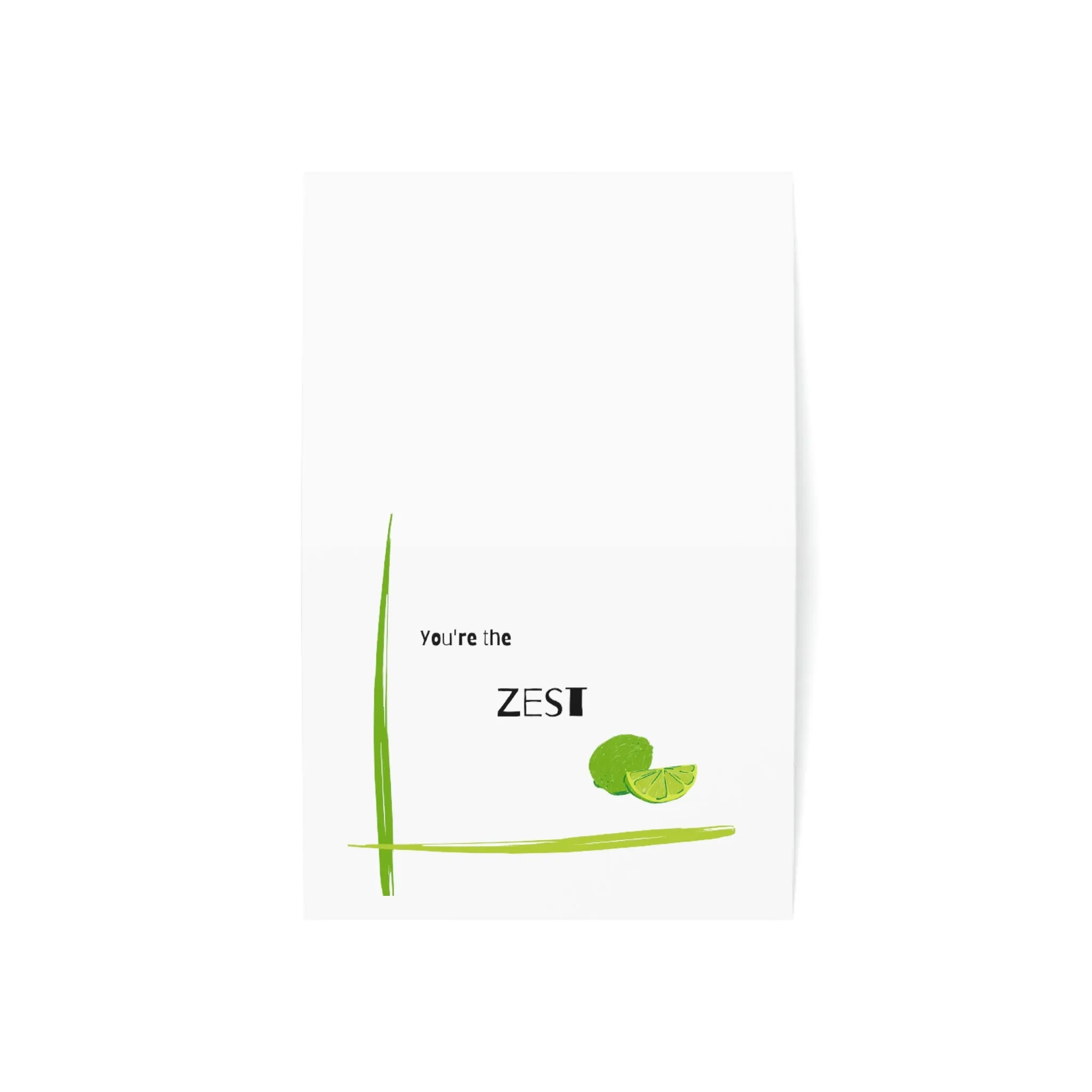 You're the Zest Greeting Cards (1, 10, 30, and 50pcs)