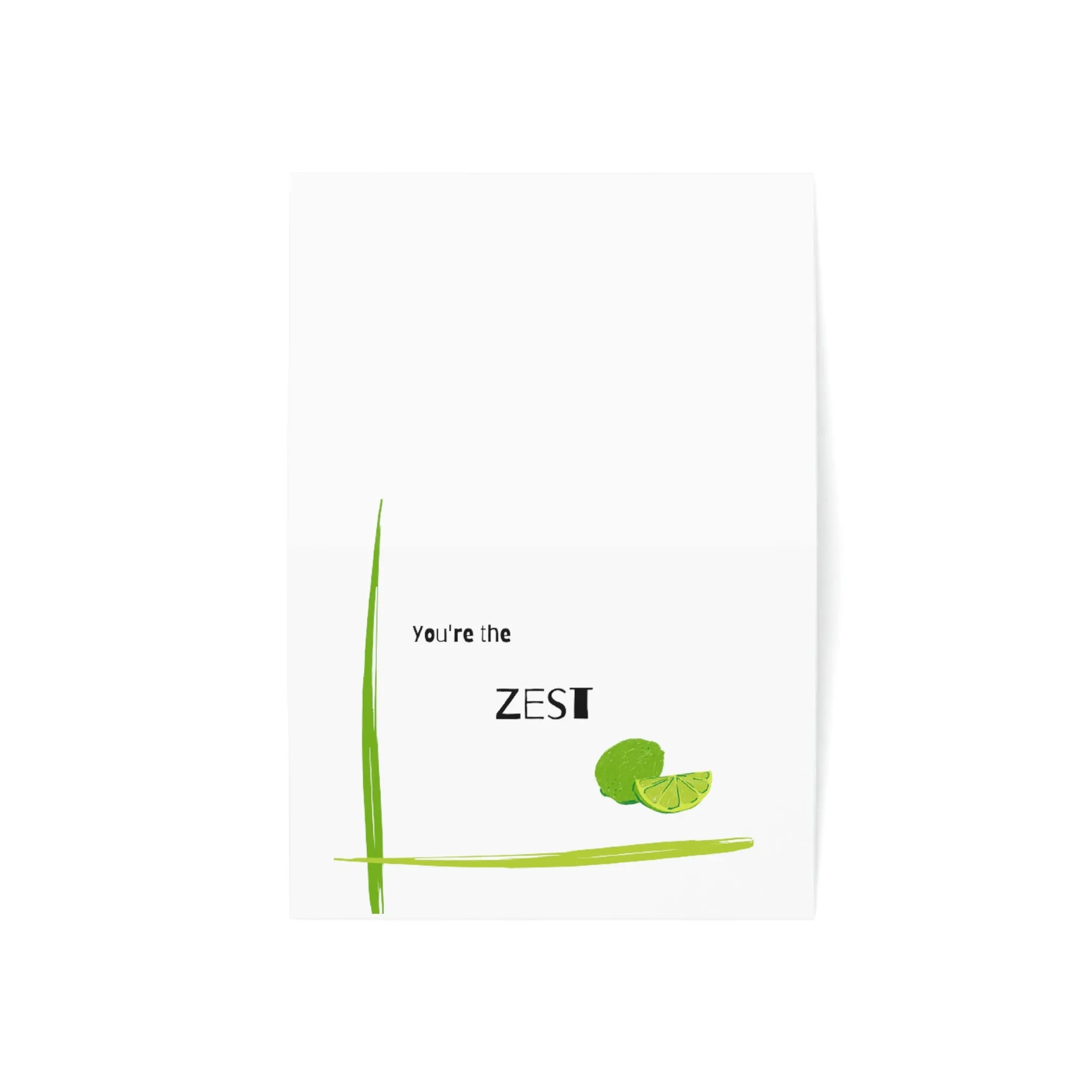 You're the Zest Greeting Cards (1, 10, 30, and 50pcs)