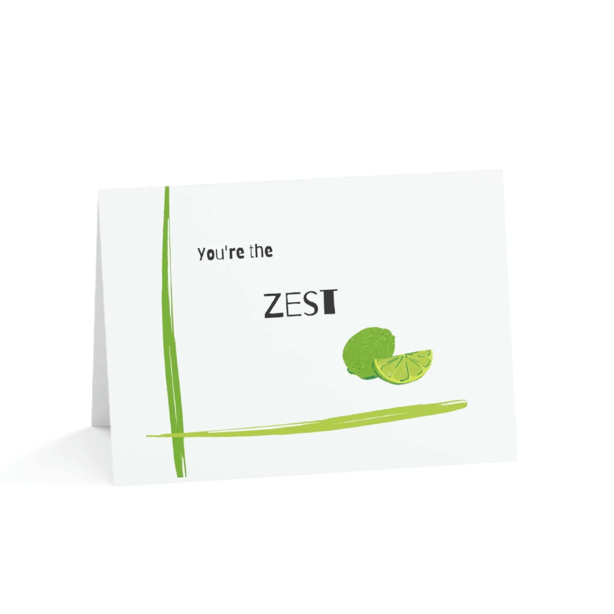 You're the Zest Greeting Cards (1, 10, 30, and 50pcs)